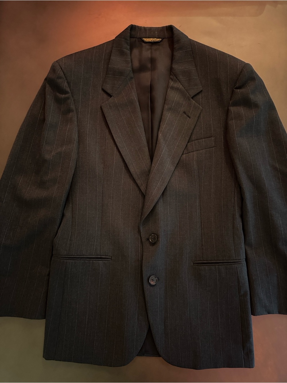 Women’s Charcoal Pinstripe Blazer - Classic Tailored Fit